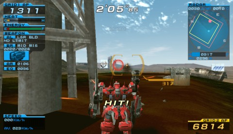 Armored Core Formula Front: Extreme Battle screenshot 3 for PSP